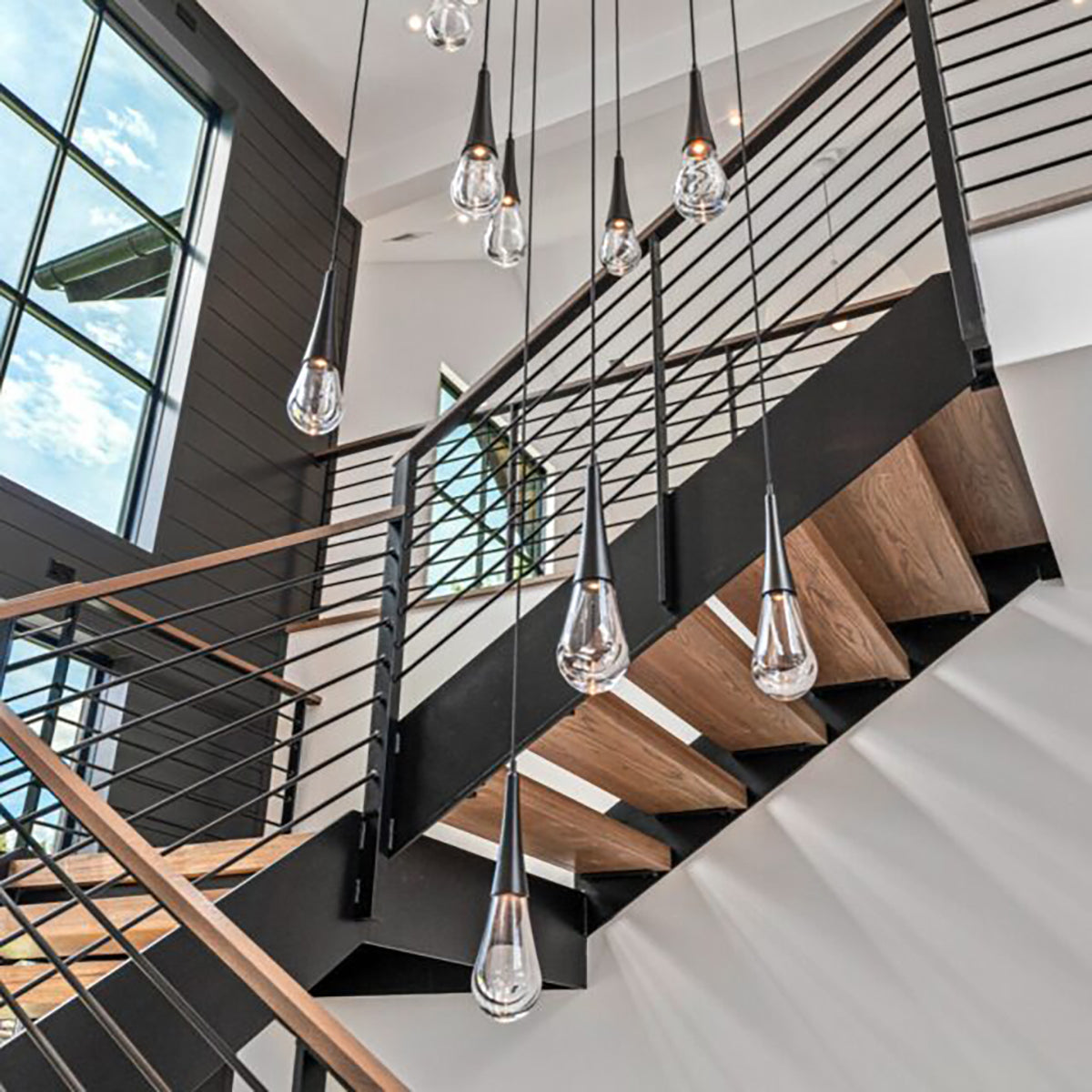 Dolores Square Chandelier-MEET LIGHTING