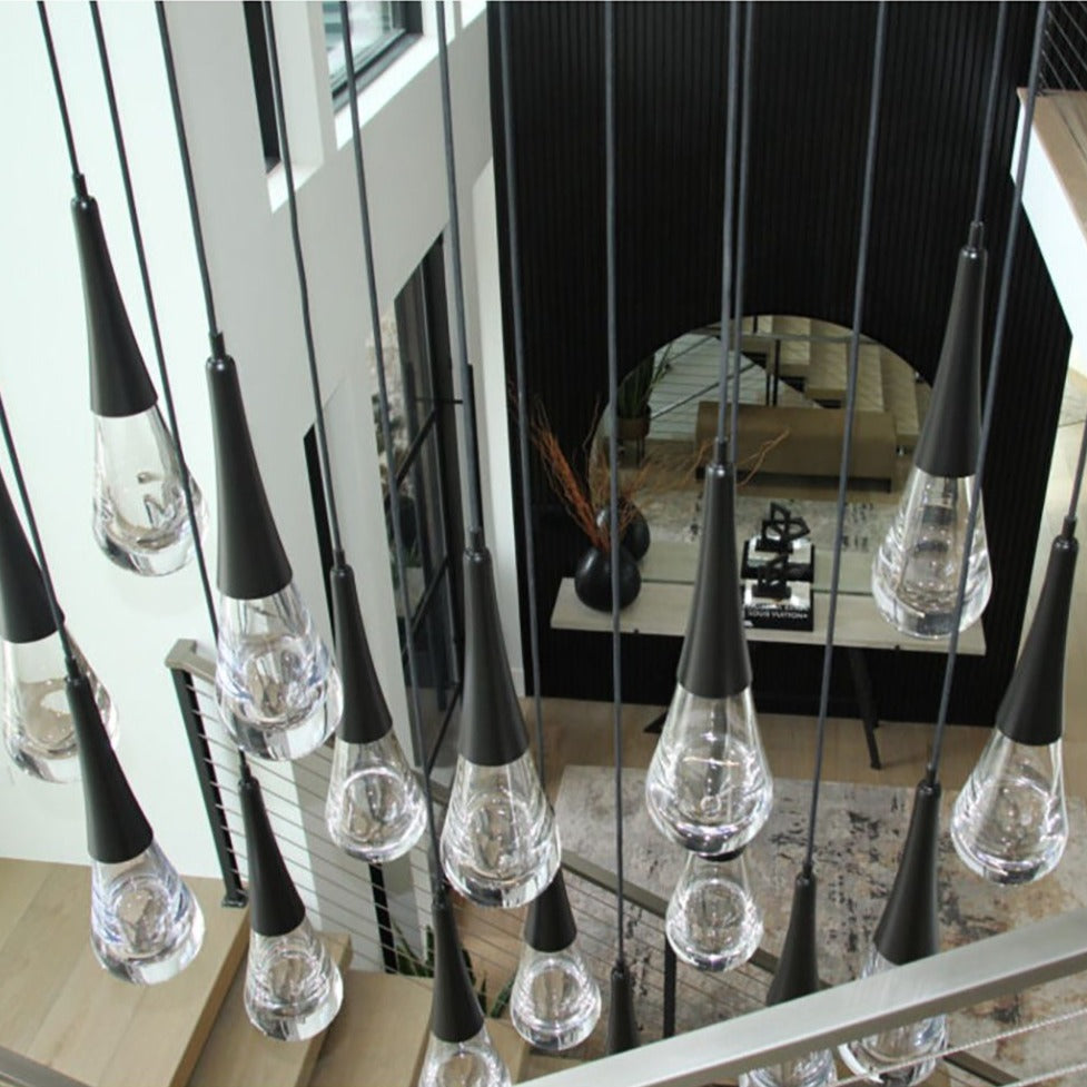 Dolores Square Chandelier-MEET LIGHTING