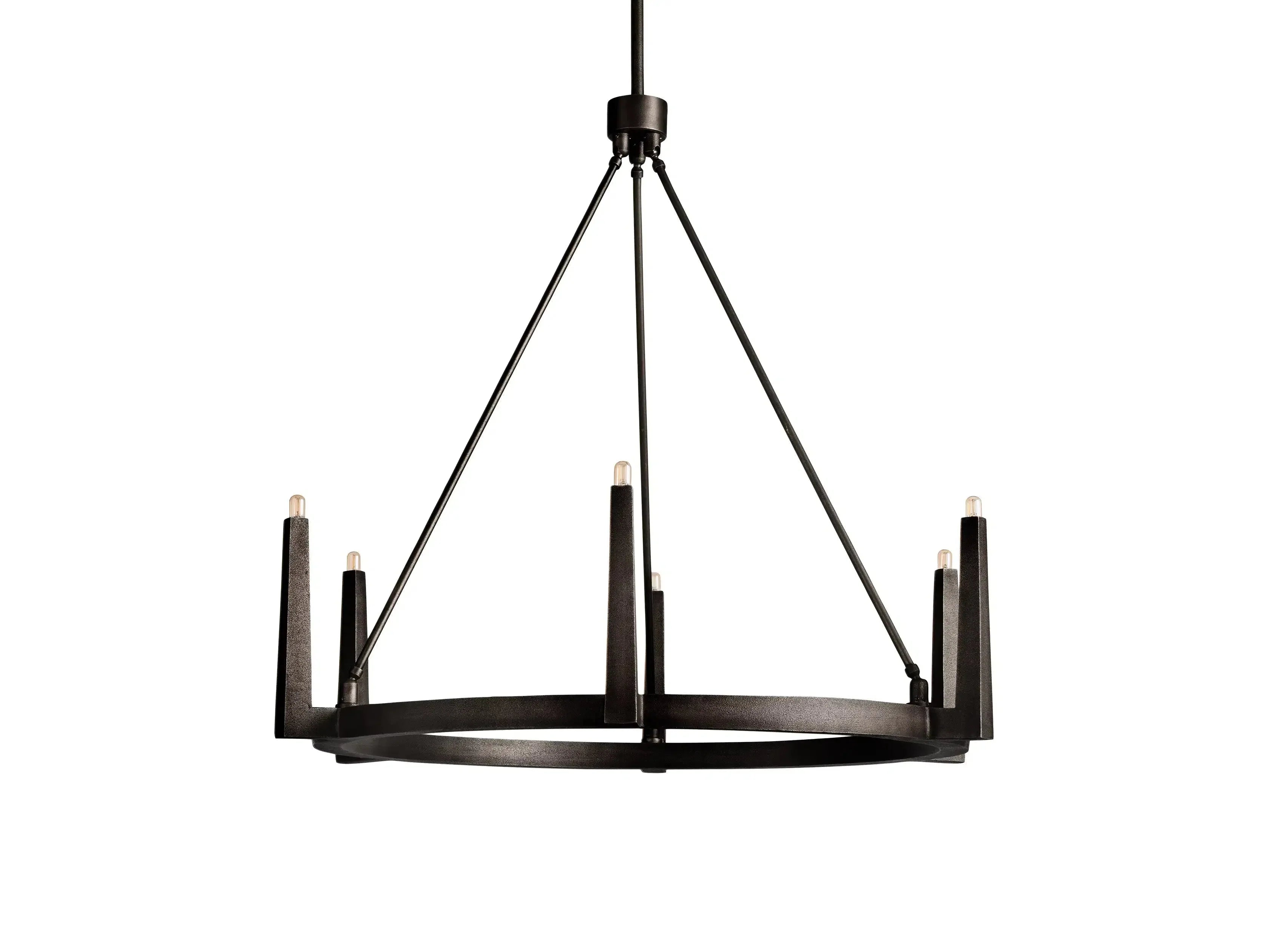 Emmet Round Chandelier 42''54''-MEET LIGHTING