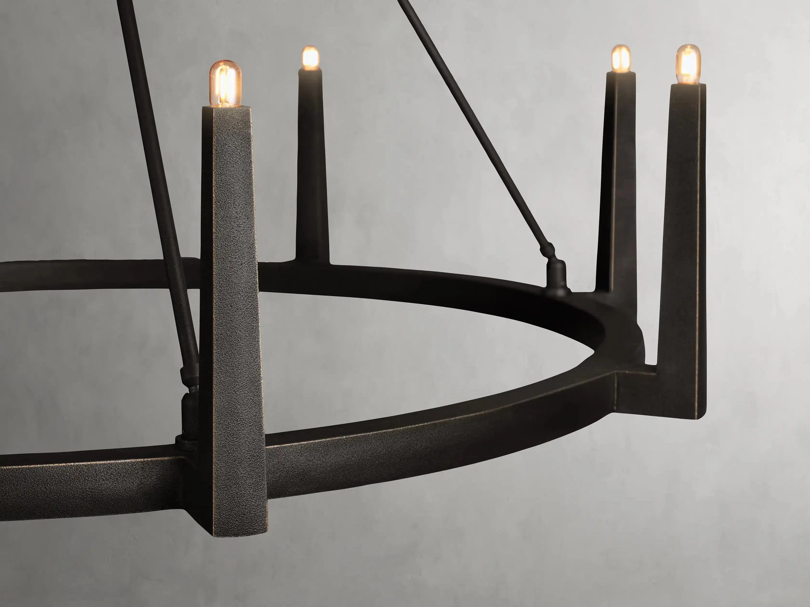 Emmet Round Chandelier 42''54''-MEET LIGHTING