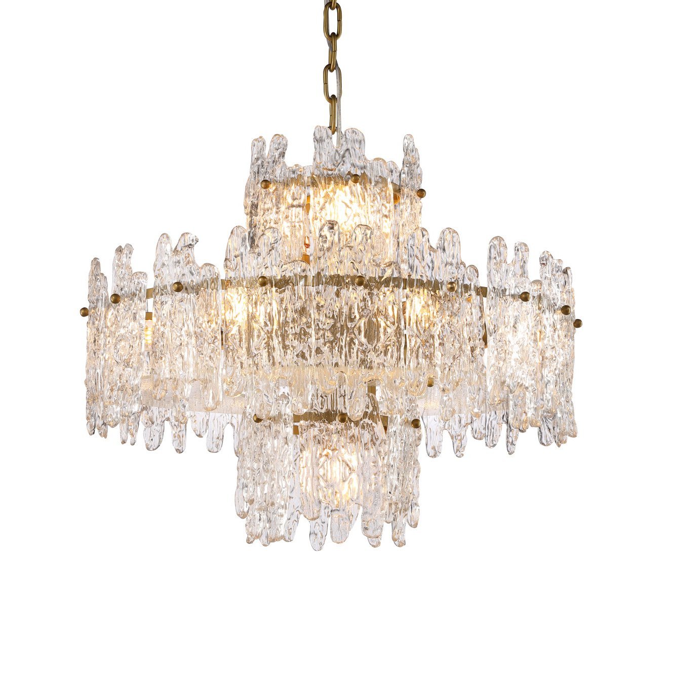 Faust Tiered Round Chandelier A-MEET LIGHTING