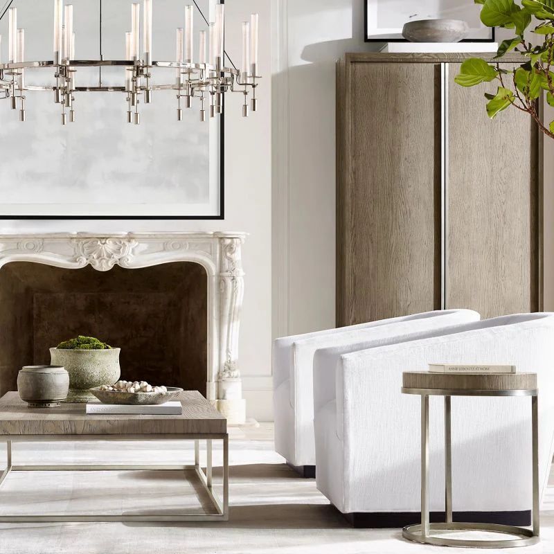 Fonta Round Chandelier 46"-MEET LIGHTING