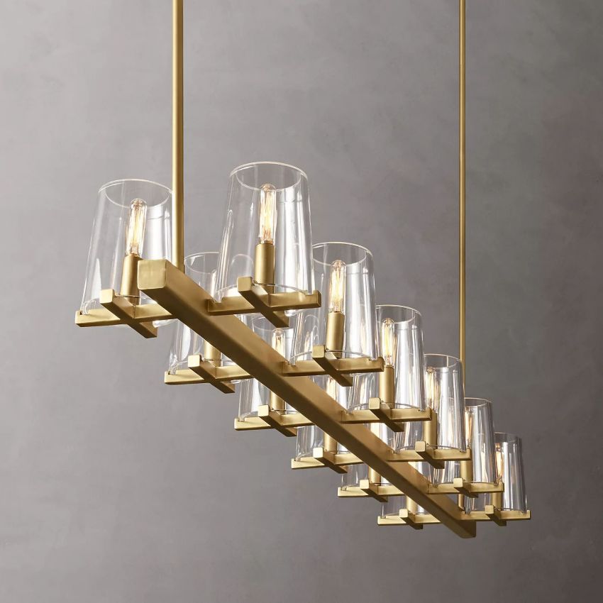 Kuseau Linear Chandelier-MEET LIGHTING