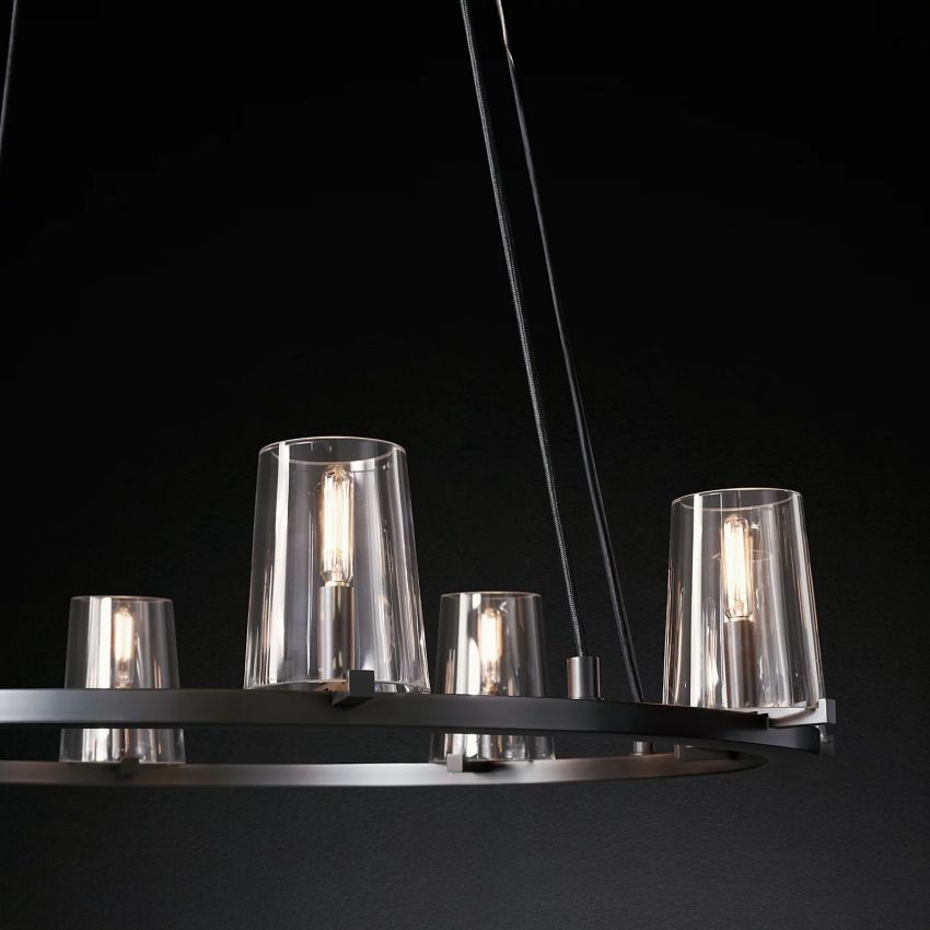 Kuseau Round Chandelier-MEET LIGHTING