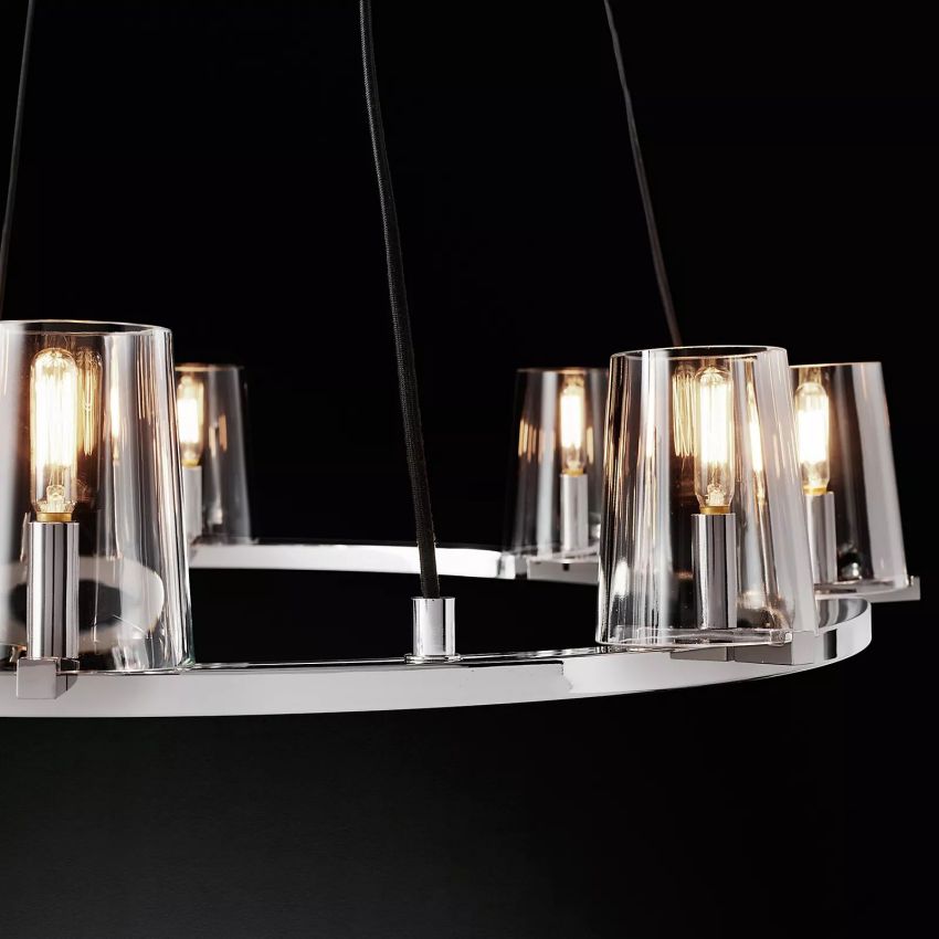 Kuseau Round Chandelier-MEET LIGHTING