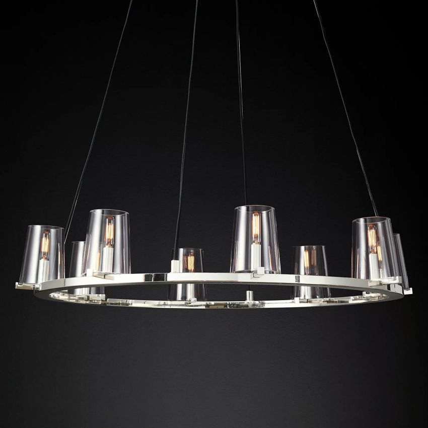 Kuseau Round Chandelier-MEET LIGHTING
