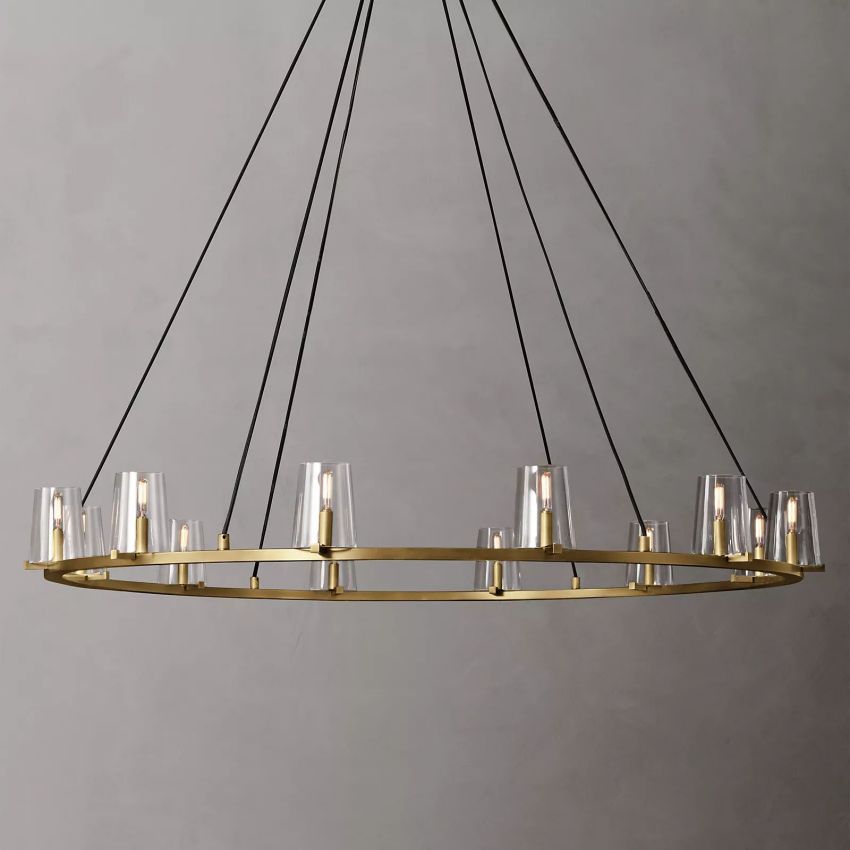 Kuseau Round Chandelier-MEET LIGHTING