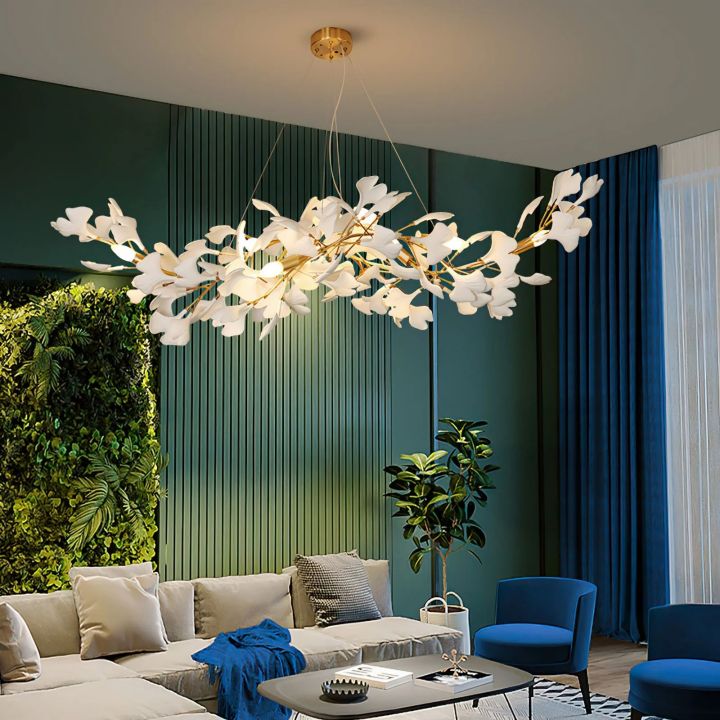 Gingko Luxury Chandelier Style F-MEET LIGHTING