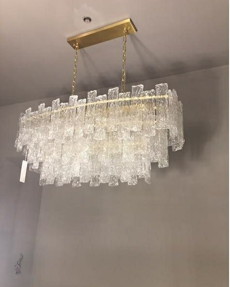 Giovanni Tired Rectangle Chandelier-MEET LIGHTING
