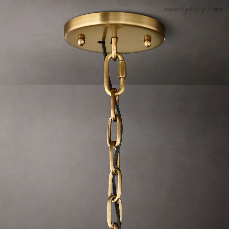 Harlow Crystal Round Chandelier 60"-MEET LIGHTING