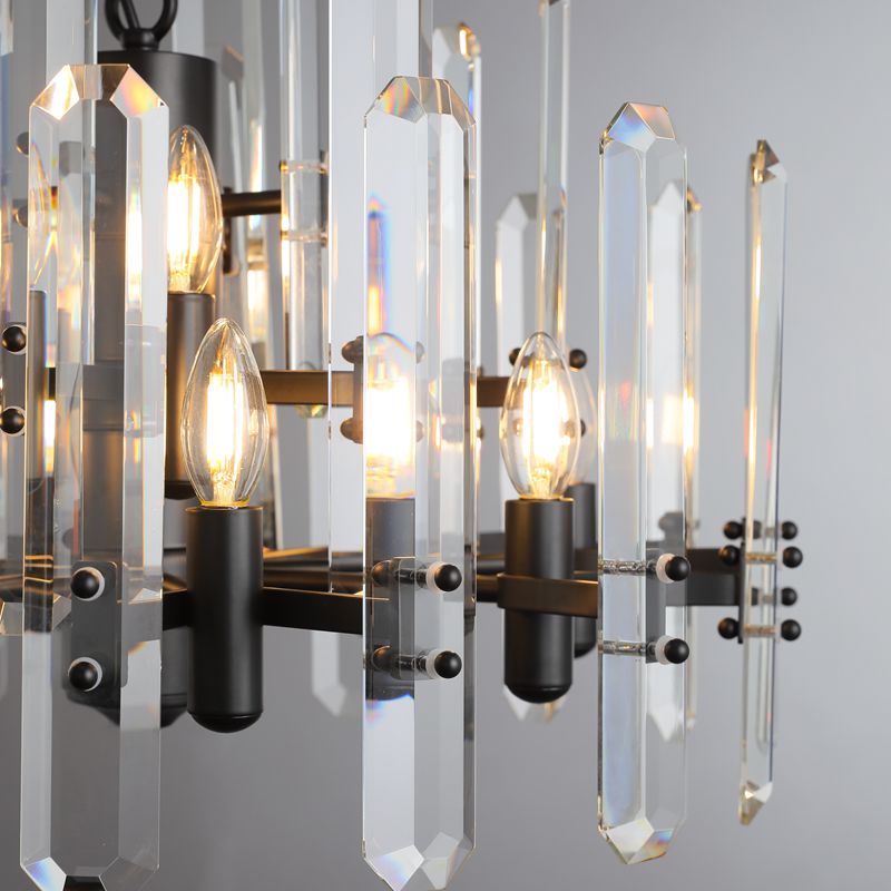 Bonnington Crystal Round Chandelier 24"-MEET LIGHTING