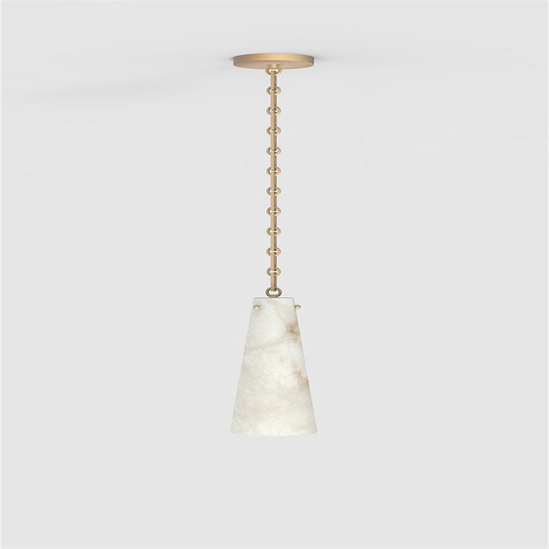 Luccas Contemporary Alabaster Pendant Light