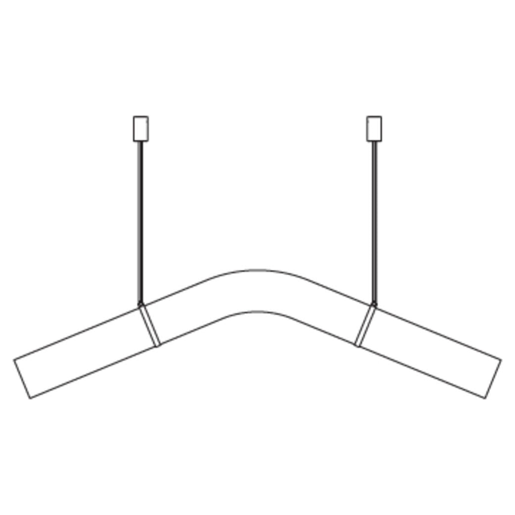 Simplicity Alabaster Linear Chandelier-MEET LIGHTING
