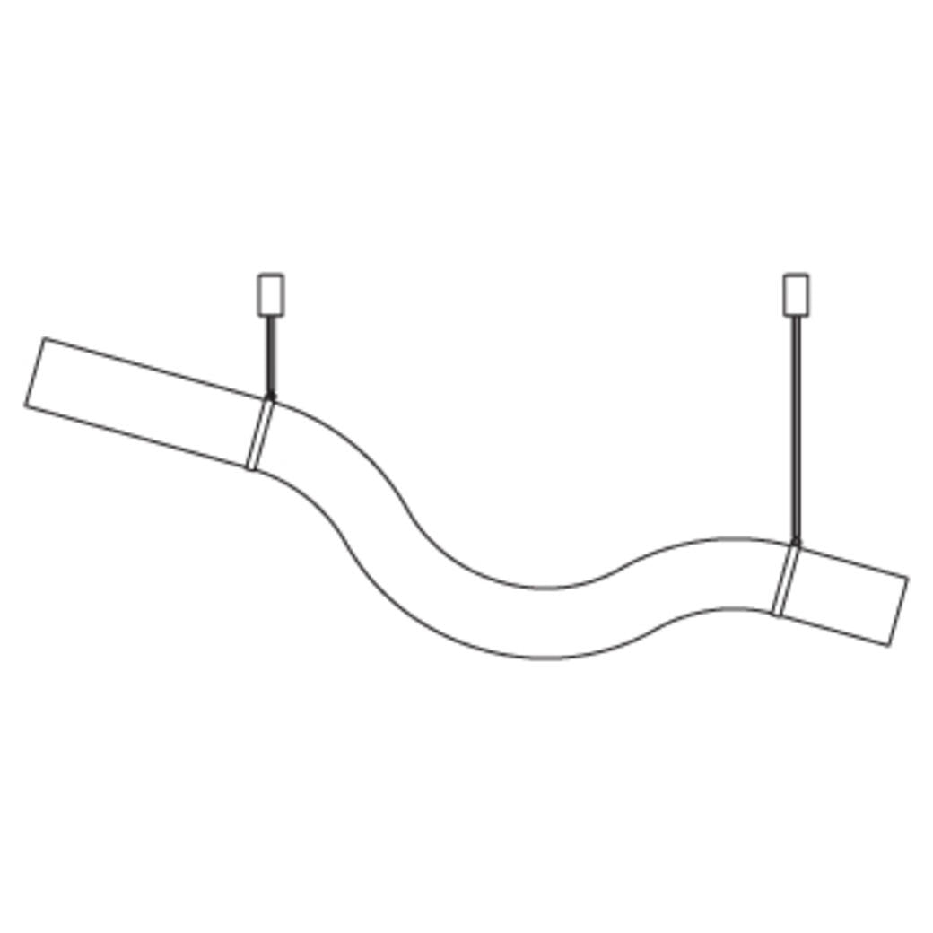 Simplicity Alabaster Linear Chandelier-MEET LIGHTING