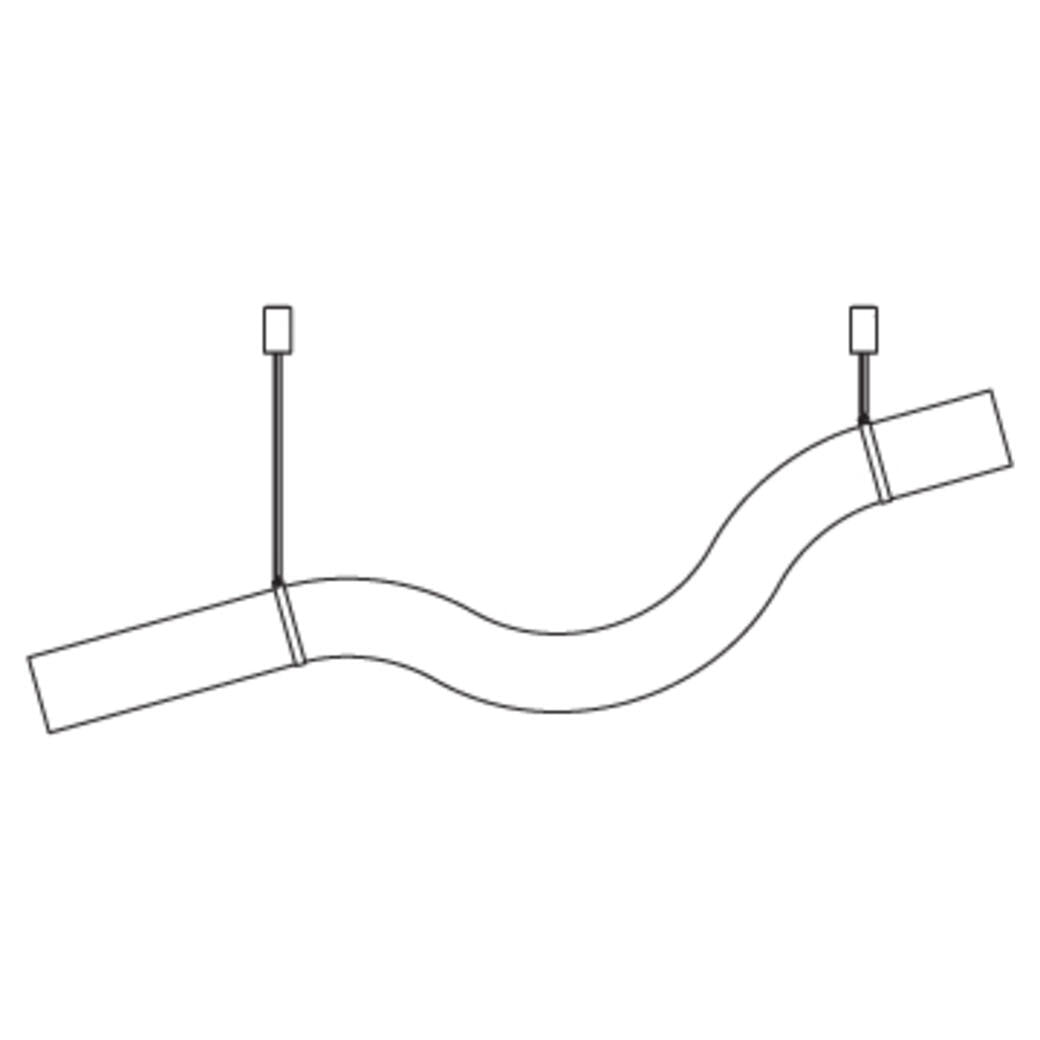 Simplicity Alabaster Linear Chandelier-MEET LIGHTING