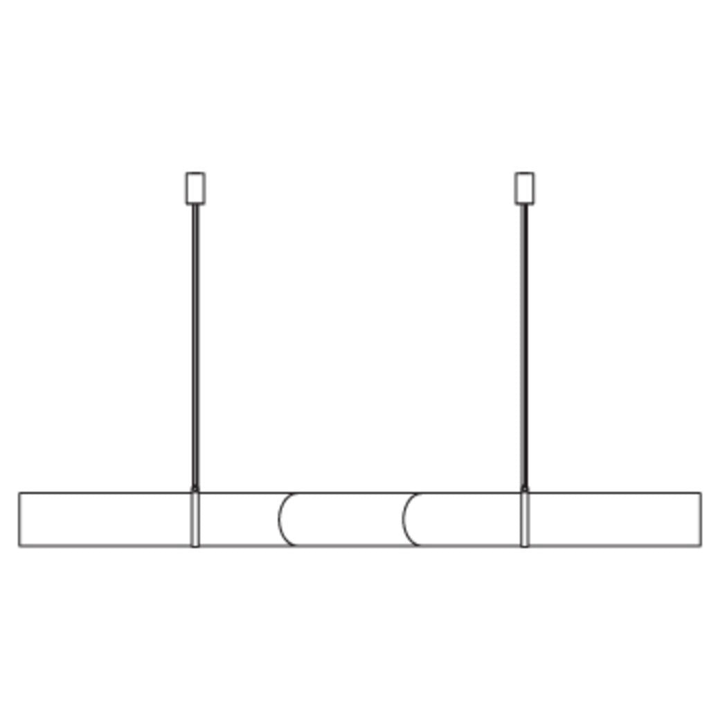 Simplicity Alabaster Linear Chandelier-MEET LIGHTING