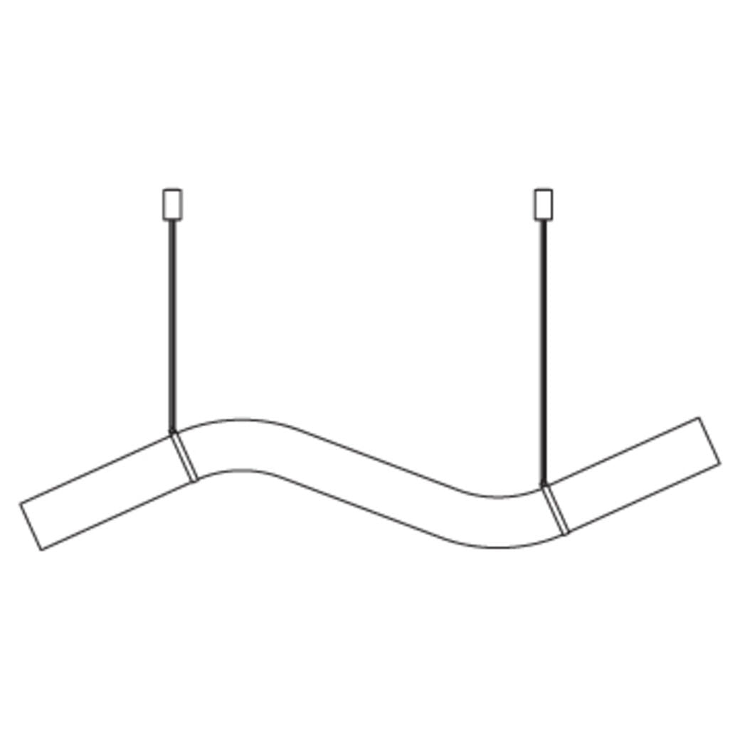 Simplicity Alabaster Linear Chandelier-MEET LIGHTING