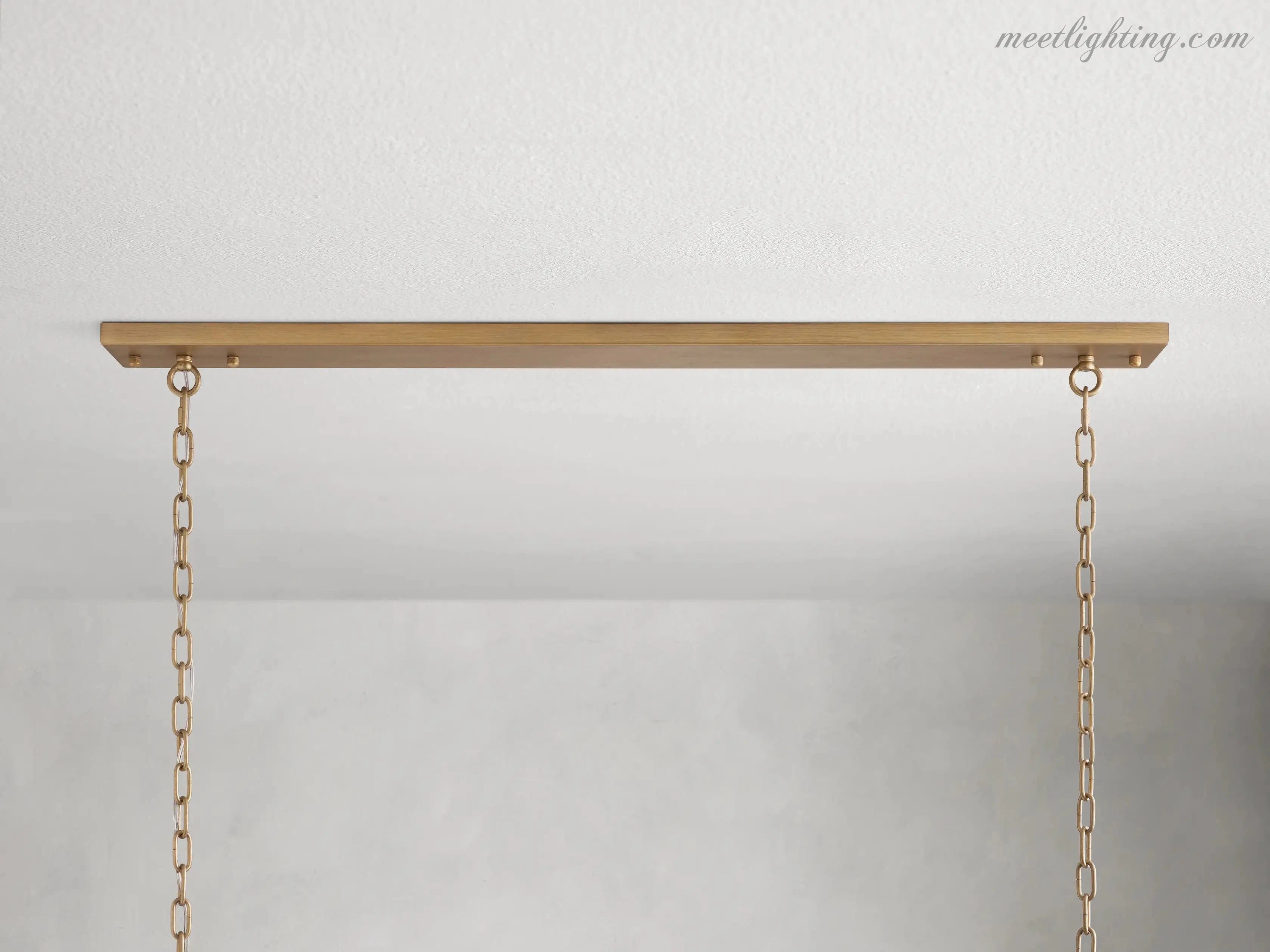 Leyland Rectangular Crystal Chandelier-MEET LIGHTING
