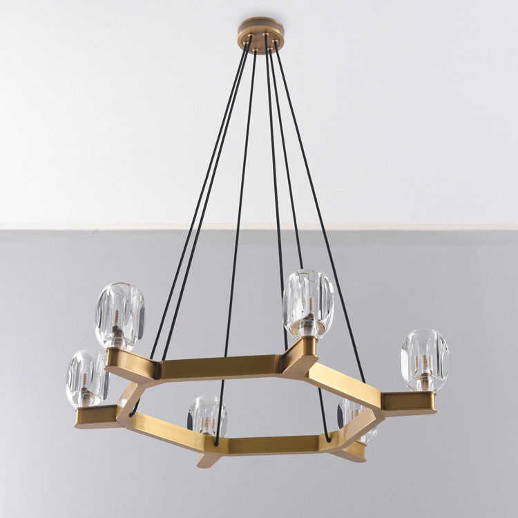 Linna Crystal Round Chandelier-MEET LIGHTING