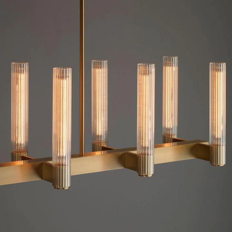 Lorraine Linear Chandelier 60"L-MEET LIGHTING