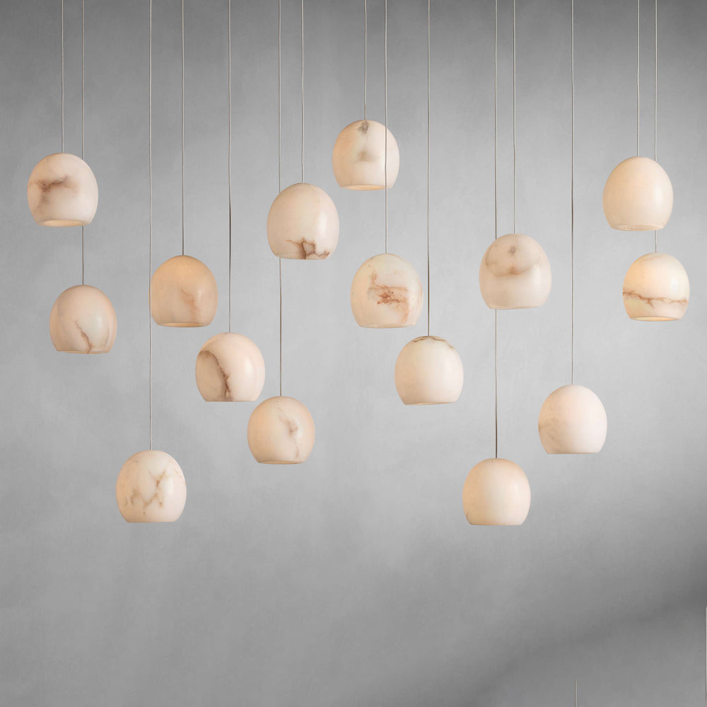 Maeva Rectangular Chandelier 15 lights/30 lights-MEET LIGHTING