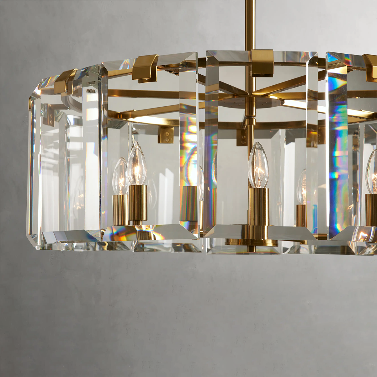 Modern Amaya Round Chandelier-Momo Lighting