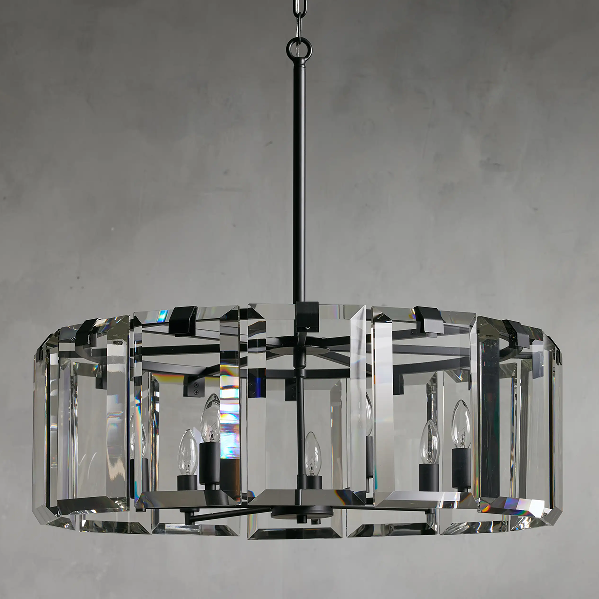 Modern Amaya Round Chandelier-Momo Lighting