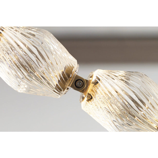 Modern Collier LED Pendant 12ft/10ft(customize)-Meet Lighting