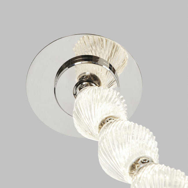 Modern Collier LED Pendant 12ft/10ft(customize)-Meet Lighting