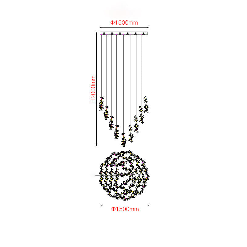 Modern Crystal Branch Chandelier Luxury Home Lighting-MEET LIGHTING