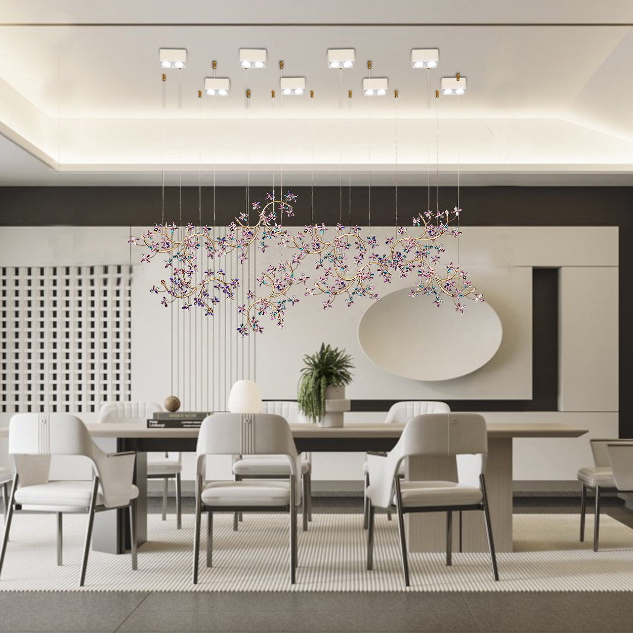 Modern Crystal Branch Chandelier Luxury Home Lighting-MEET LIGHTING