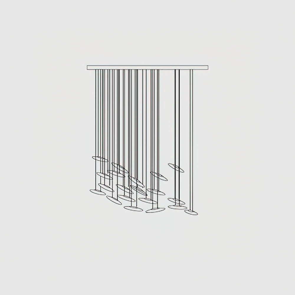 Modern Whispers Chandelier-MEET LIGHTING