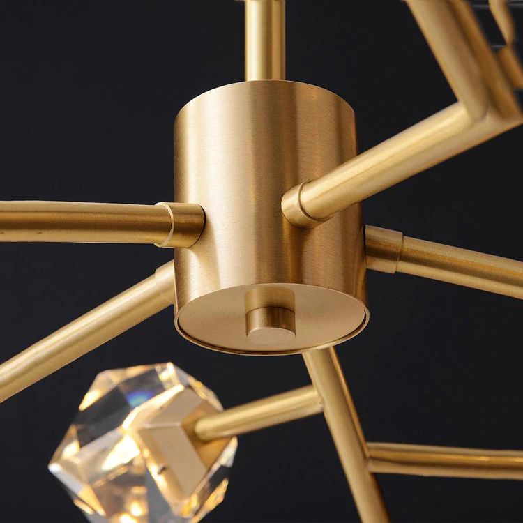 Nicole Crystal Modern Chandelier-MEET LIGHTING