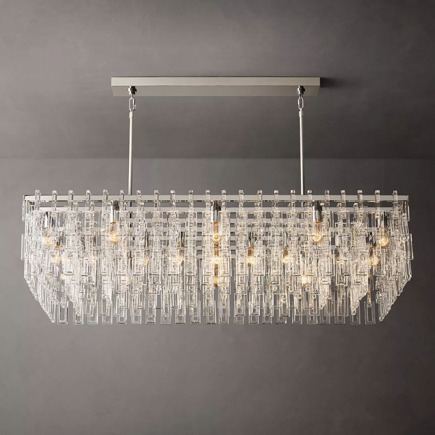 Marignan Rectangle Chandelier-MEET LIGHTING