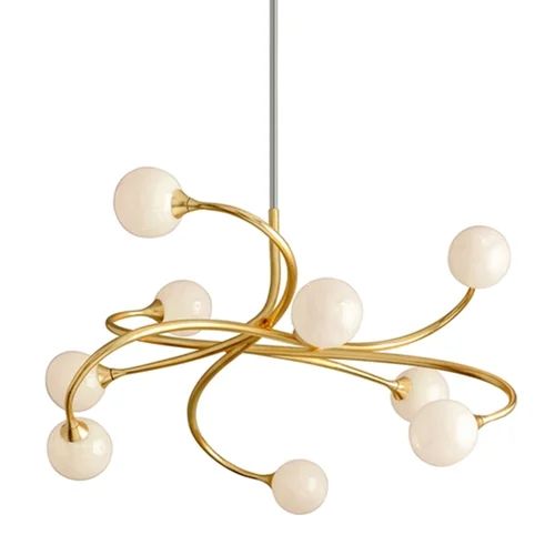 Pearl Pendant Chandelier 9 Lights-MEET LIGHTING