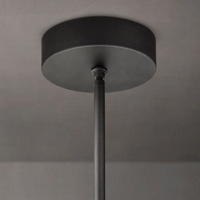Perez Black Round Chandelier 36"-MEET LIGHTING