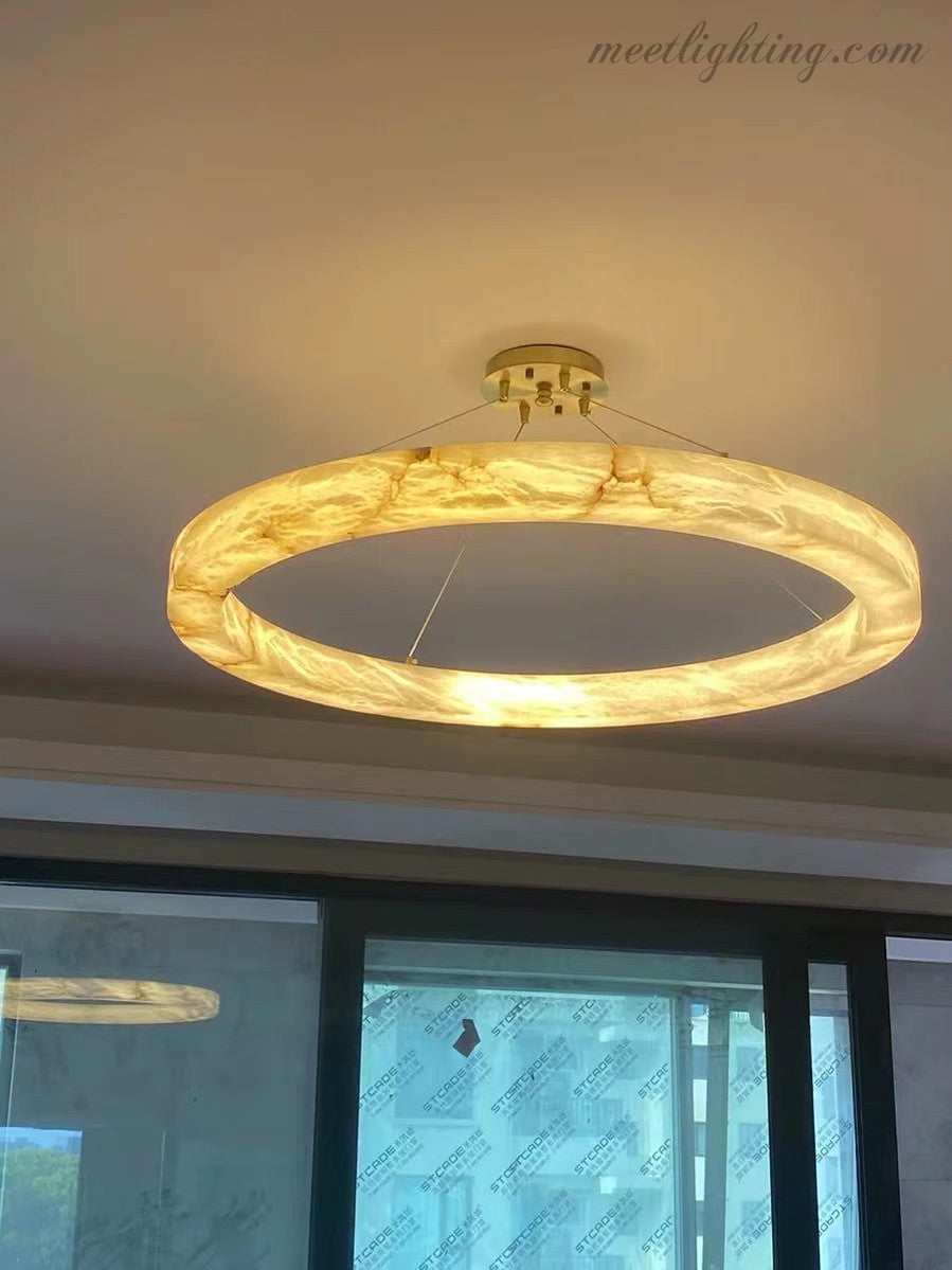 Rivage Round Chandelier 40"-MEET LIGHTING