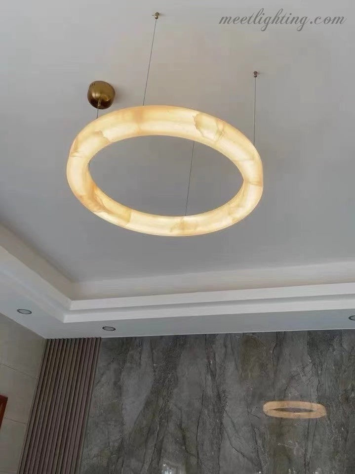 Rivage Round Chandelier 60"-MEET LIGHTING