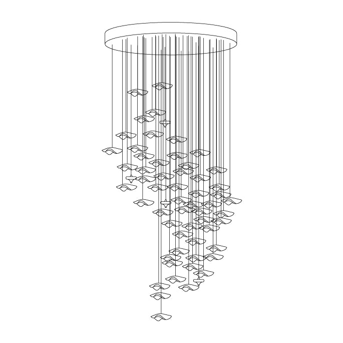 Sand Sea Chandelier-MEET LIGHTING