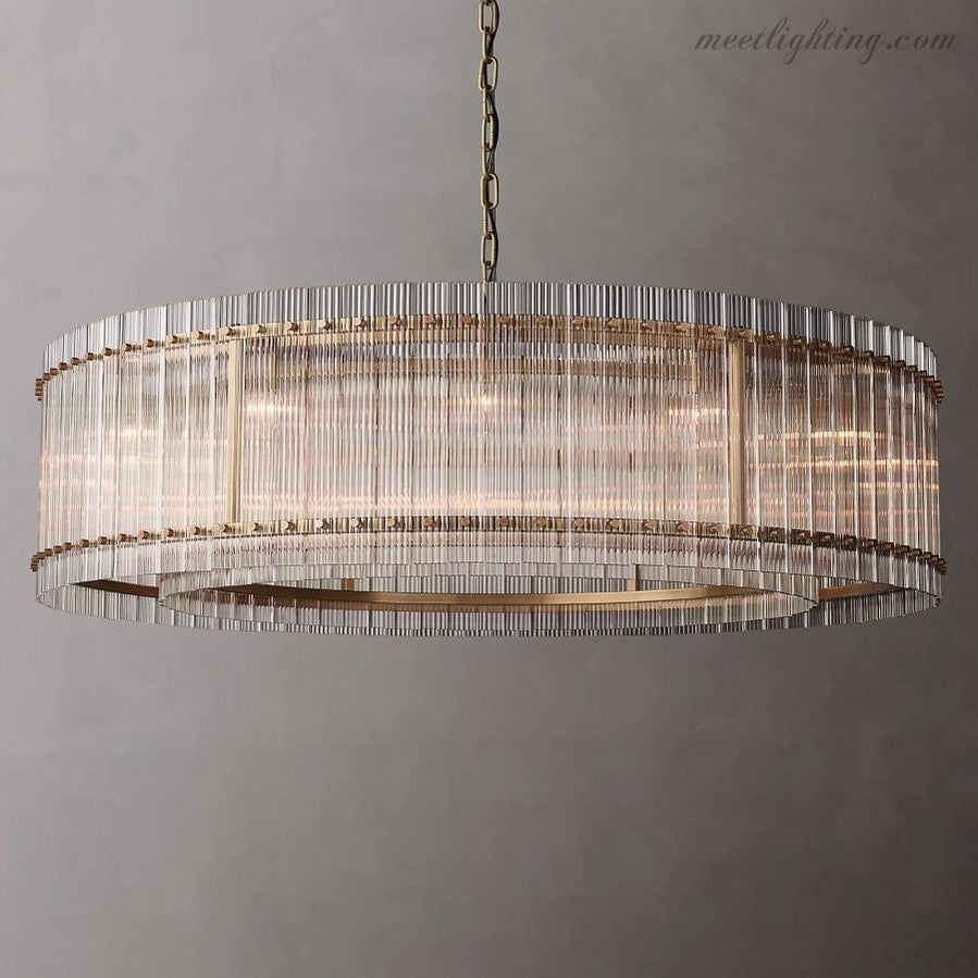 San Marco Round Crystal Chandelier 60" 48" 37" 22"-MEET LIGHTING