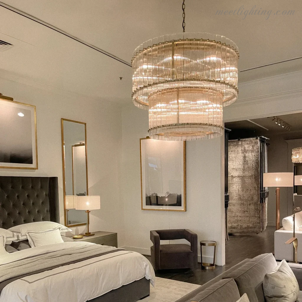 San Marco Round Crystal Chandelier 60" 48" 37" 22"-MEET LIGHTING