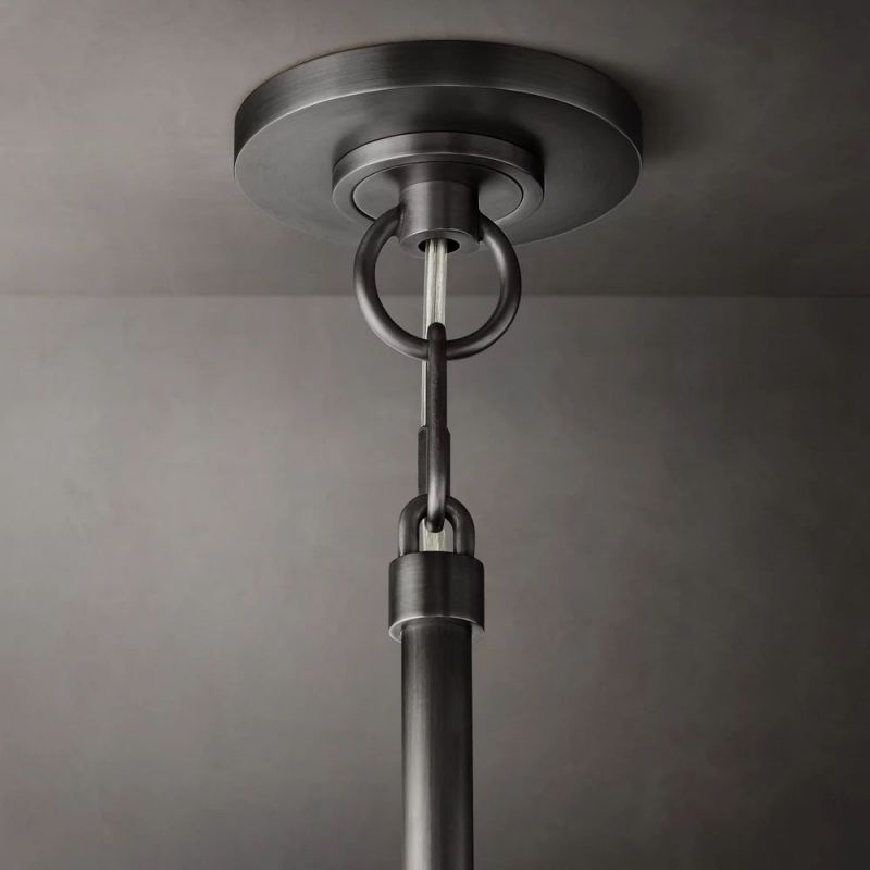 Boule Glass Round Chandelier 24"