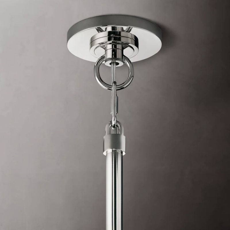 Boule Glass Round Chandelier 24"
