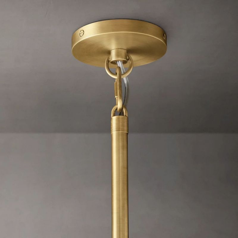 Boule Glass Round Chandelier 60"