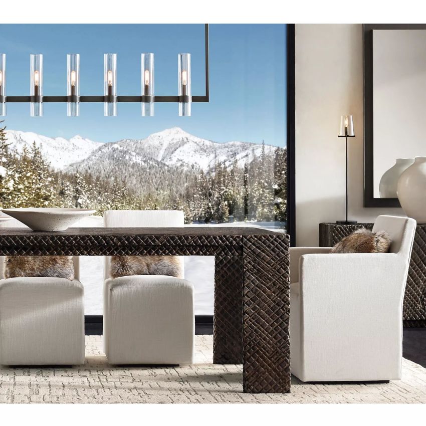 Ravelle Linear Chandelier-MEET LIGHTING