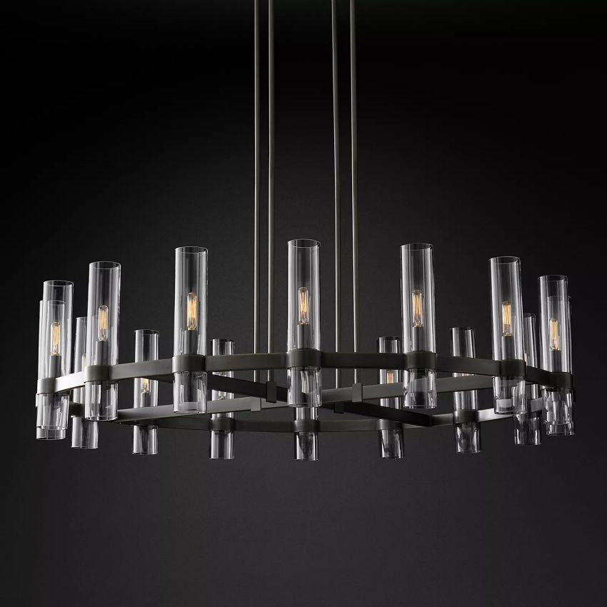 Ravelle Round Chandelier-MEET LIGHTING