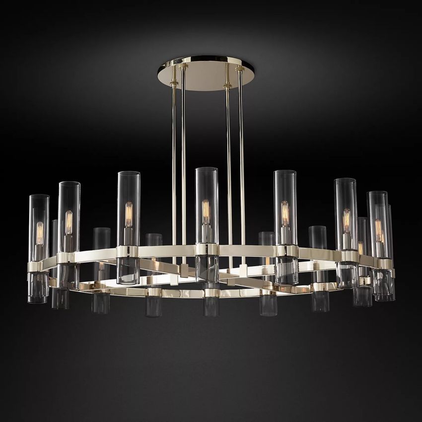Ravelle Round Chandelier-MEET LIGHTING