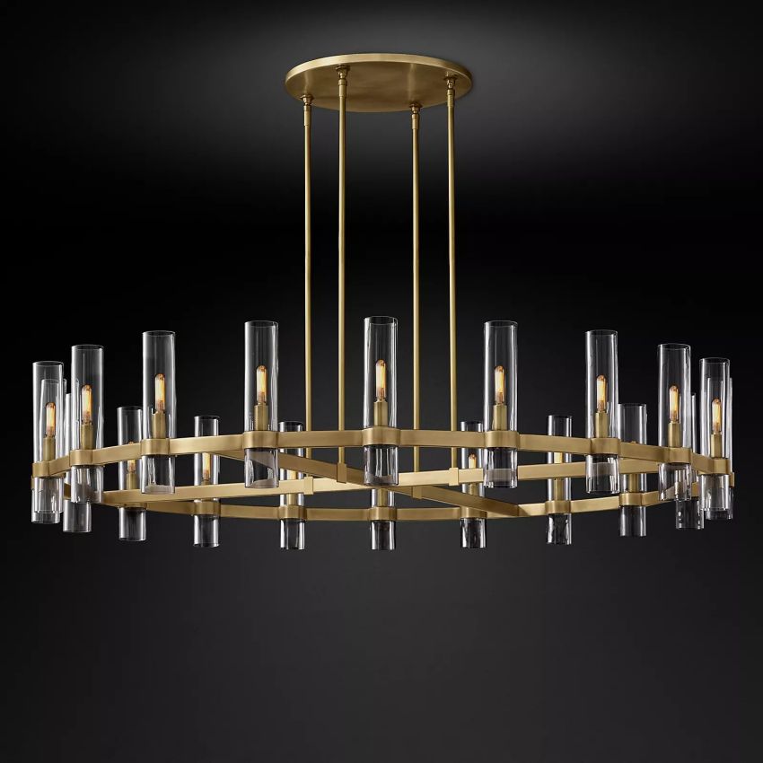 Ravelle Round Chandelier-MEET LIGHTING