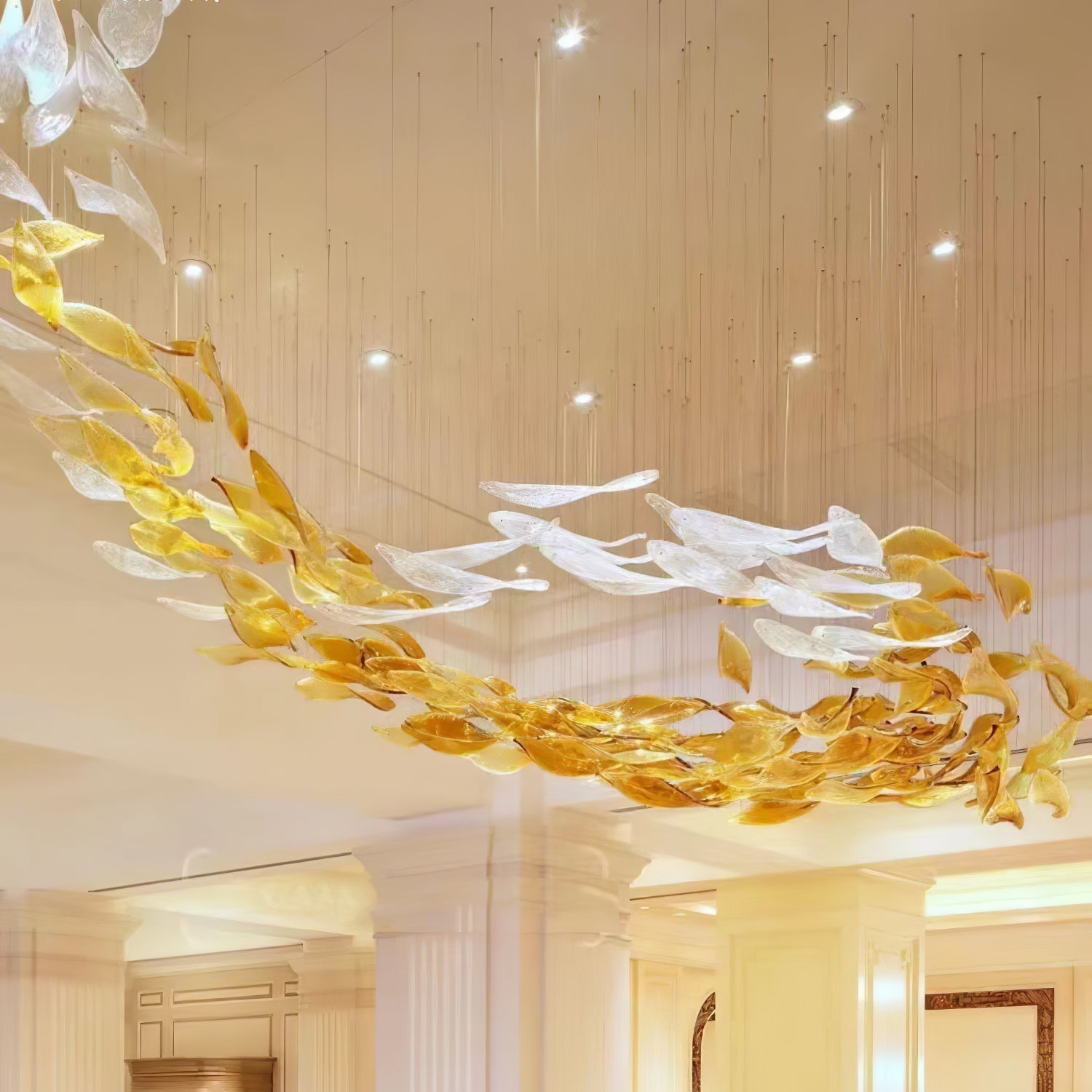 Swaying Leaves Chandelier-MEET LIGHTING