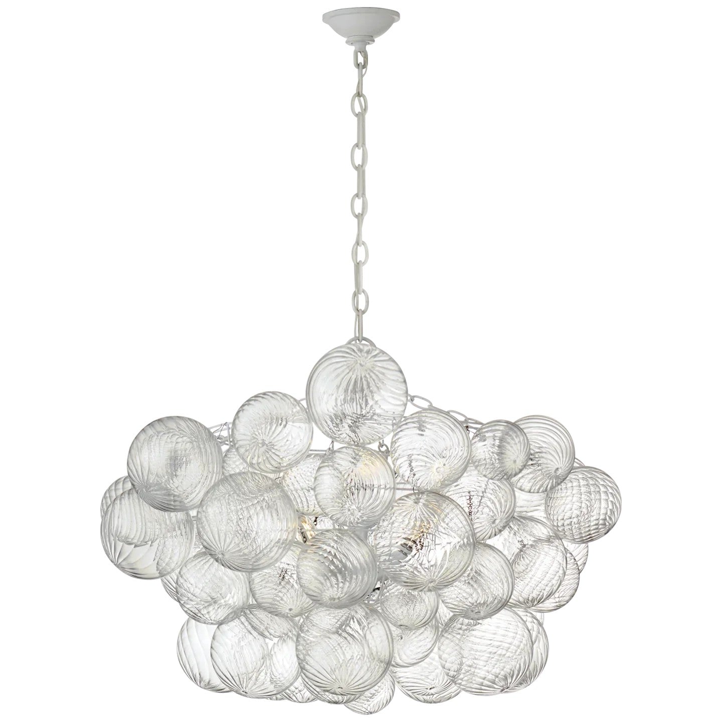 Talian Glass Round Chandelier 33"-MEET LIGHTING